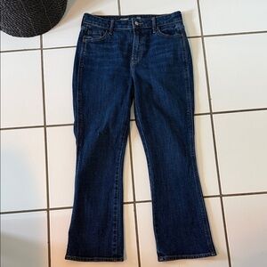 Old Navy Dark Blue Flare Women's Jeans